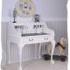 Secretaire din lemn masiv alb 