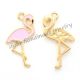 Pandantiv flamingo roz 26x14x2mm