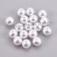 Perle albe acril 12mm