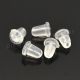 Dop cercei din silicon 4x6mm