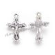 Charm cruce argintiu antichizat 23.5x15x3mm