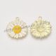 Pandantiv margareta 28.5x26x2.5mm