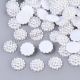 Cabochon perla floare acril 13x4mm
