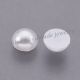 Cabochon perla alba 6x3mm