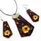 set fimo cu flori 