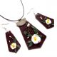 set fimo cu flori 