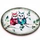 Magnet frigider cu bufnite 
