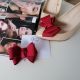 Clips pentru pantofi - fundita grena