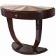 Consola Art Deco din lemn masiv furniruit cu model