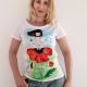 Tricou pictat manual " Degetica "