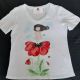 Tricou pictat manual " Degetica "