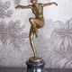 Dansatoare Art Deco- statueta din bronz 