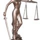 Justita - statueta din rasini cu bronz