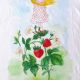 Tricou pictat manual " Zana Capsunica "