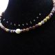 Colier handmade unicat - jasp si perla de cultura 