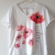 Tricou pictat manual IUBIRE 