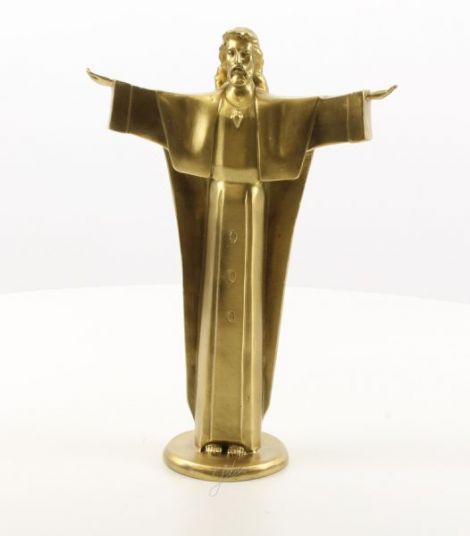 Isus Mantuitorul- statueta din bronz masiv