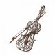 Vioara- decoratiune metalica pentru perete