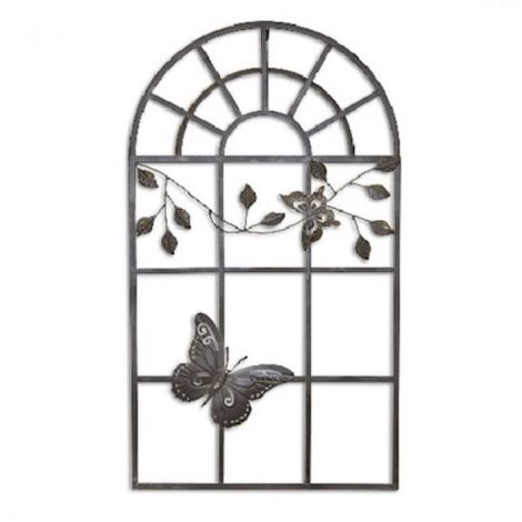 Decoratiune fereastra din metal antik brown