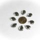 Cabochon lacrima acril plat transparent 18x13 mm