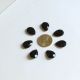 Cabochon lacrima acril negru 18x13 mm