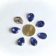 Cabochon lacrima acril albastru 18x13 mm