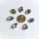 Cabochon lacrima acril lila 18x13 mm