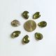 Cabochon lacrima acril kaki 18x13 mm