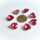Cabochon inima acril fuchsia 16 mm