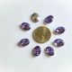 Cabochon oval acril mov 14x10 mm