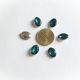 6buc Cabochon oval acril turcoaz verde14x10 mm