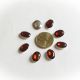 Cabochon oval acril maro coniac 14x10 mm