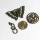 3buc Pandantive bronz
