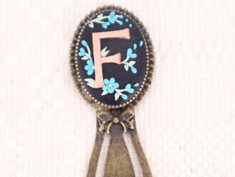 Semn de carte personalizat cu monogram