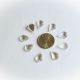 9buc Link cusut acril lacrima alba