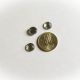 3buc Link cusut acril rotund gri