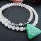 Colier handmade unicat - cuart si agat cod676