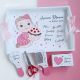 Set turta fetita pictat personalizat cu nume