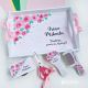 Set turta trandafiri pictat personalizat cu nume