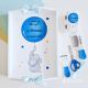 Set mot elefantel pictat manual personalizat nume