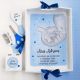 Set mot elefant pictat manual personalizat cu nume