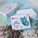 Marturii fluturas cu magnet botez pictate