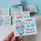 Marturii haioase cu magnet botez pictate