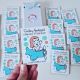 Marturii personalizate cu magnet botez pictate