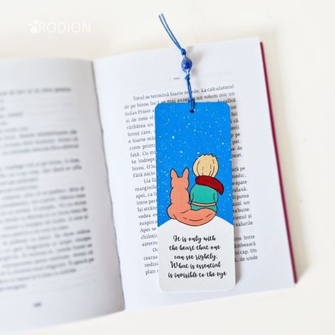 Semn de carte Micul Print personalizat cu mesaj