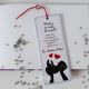 Semn de carte medic pictat personalizat cu mesaj