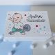 Cufar amintiri baietel personalizat cu nume pictat