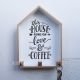 Cuier chei casuta personalizat cu nume handmade