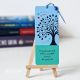 Semn de carte copac pictat personalizat cu mesaj