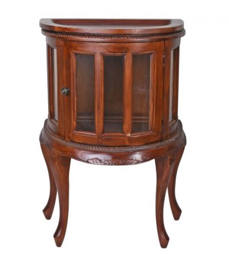Minibar de perete din lemn masiv mahon